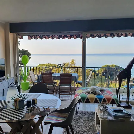 Vue Mer Panoramique, Plage 150 M, Terrasse, Parking Prive, Clim